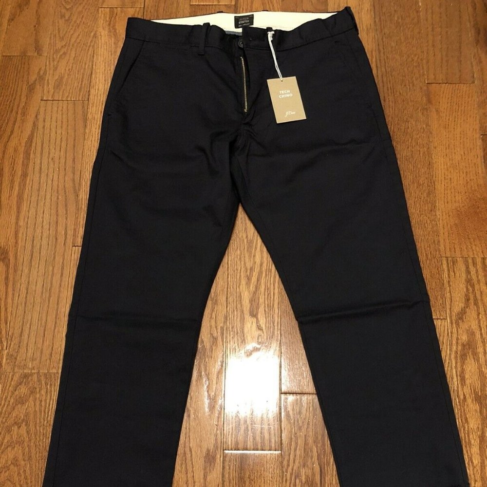 Crew 484 Slim-fit Stretch Tech Chino Pants Royal Indigo 28/32